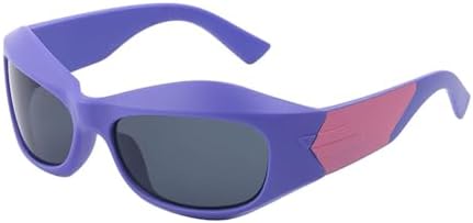 Солнцезащитные очки в стиле хип-хоп неправильной формы для женщин, с полосками на дужках, винтажные готические солнцезащитные очки для мужчин MTZJH, 11 Pink Purple Black
Солнцезащитные очки в стиле хип-хоп неправильной формы для женщин, с полосками на дужках, винтажные готические солнцезащитные очки для мужчин MTZJH, 11 Pink Purple Black