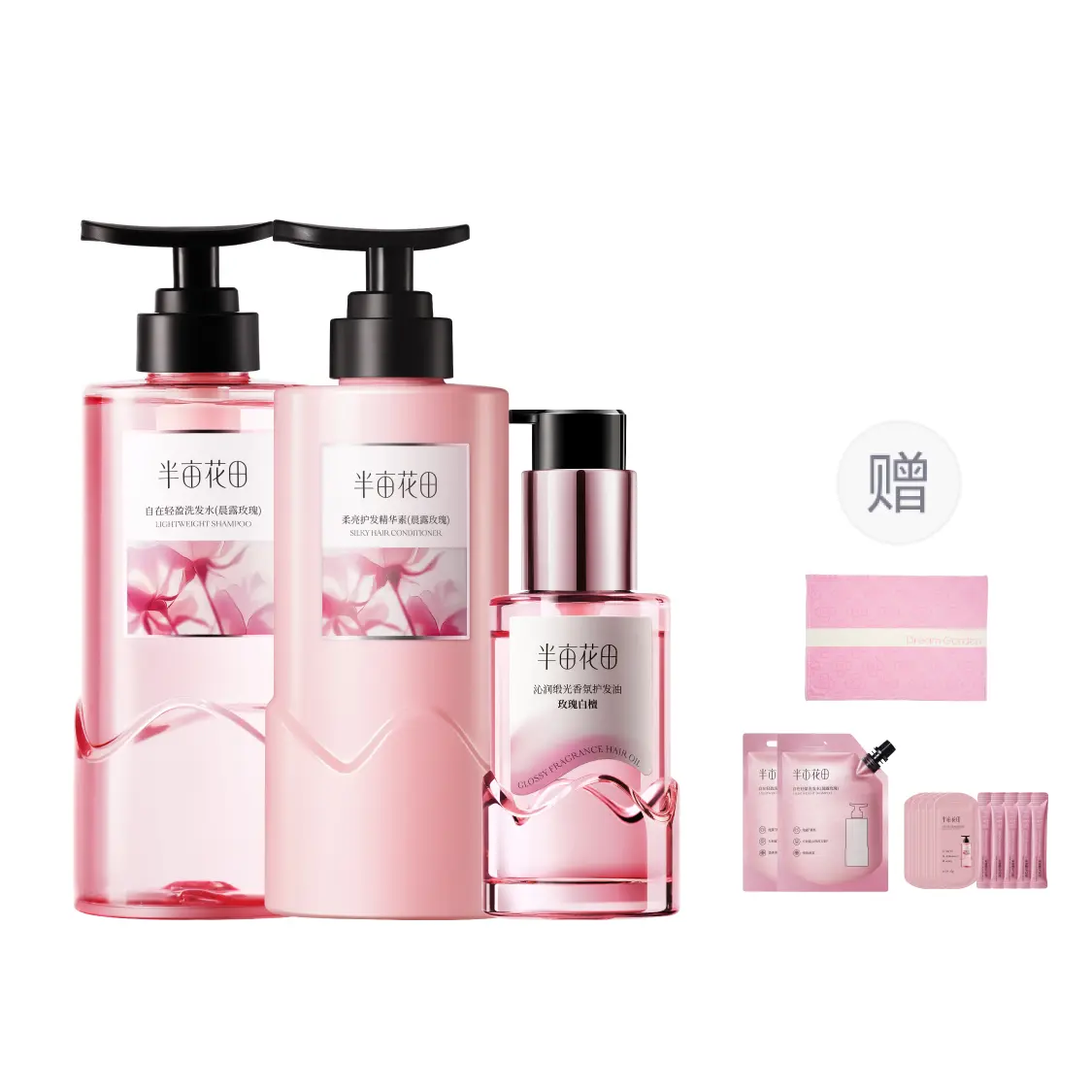 Цветочный шампунь для волос с маслом чистой воды для контроля жирности, увлажнения, ароматерапии и успокоения 500г*1/500г*2 LITTLE DREAM GARDEN
Цветочный шампунь для волос с маслом чистой воды для контроля жирности, увлажнения, ароматерапии и успокоения 500г*1/500г*2 LITTLE DREAM GARDEN