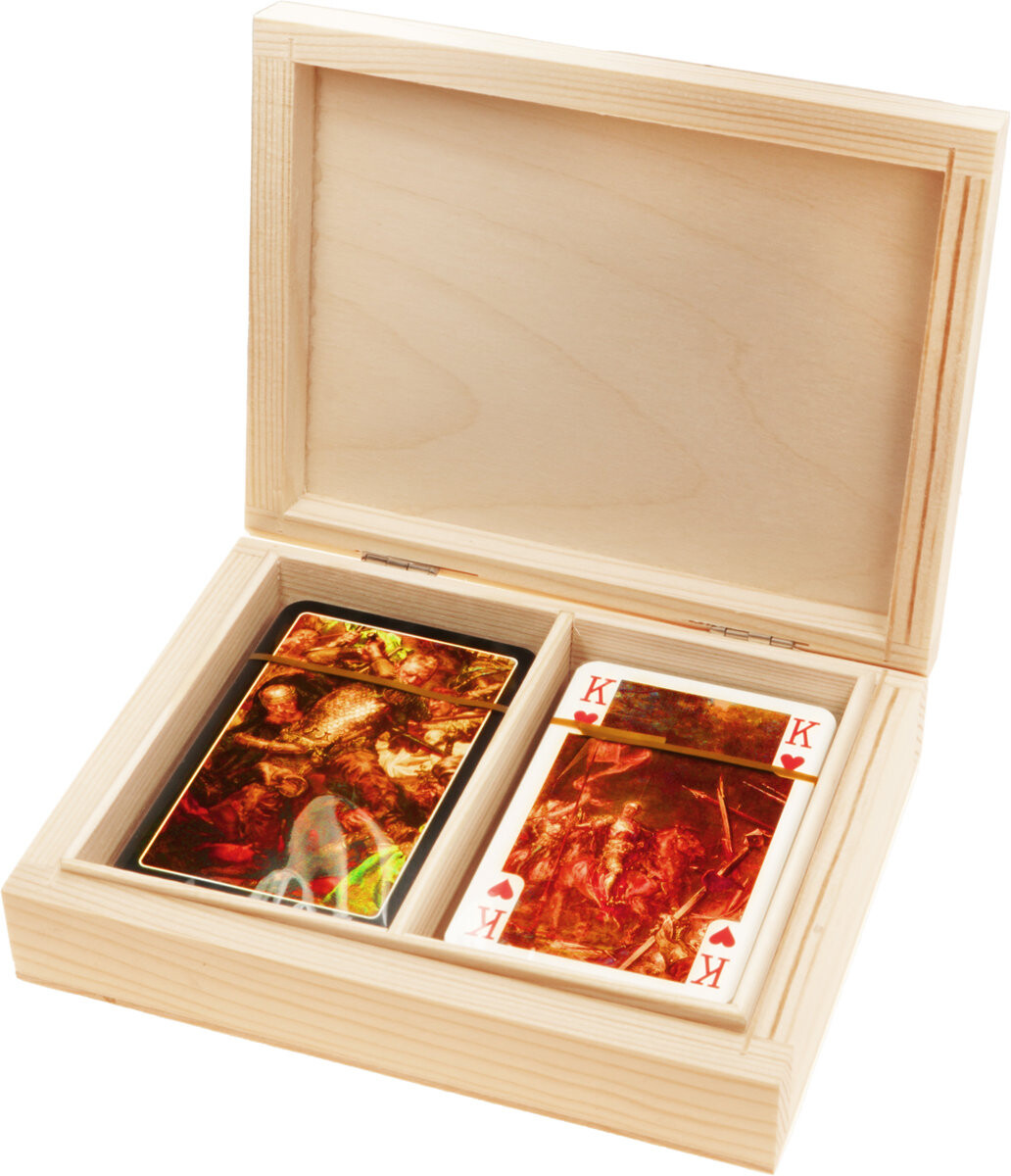 Игровые Карты Piatnik Lux Grunwald В Деревянной Коробке *
Игровые Карты Piatnik Lux Grunwald В Деревянной Коробке *