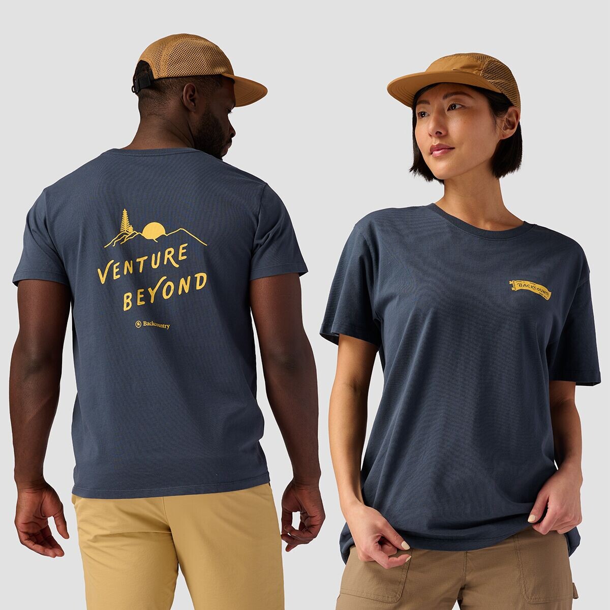 Футболка venture beyond Backcountry, синий 
Футболка venture beyond Backcountry, синий