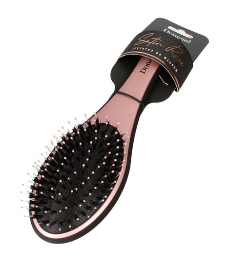 Расческа овальная, смесь щетинок, 1 шт. Donegal, Satin Rose 
Расческа овальная, смесь щетинок, 1 шт. Donegal, Satin Rose