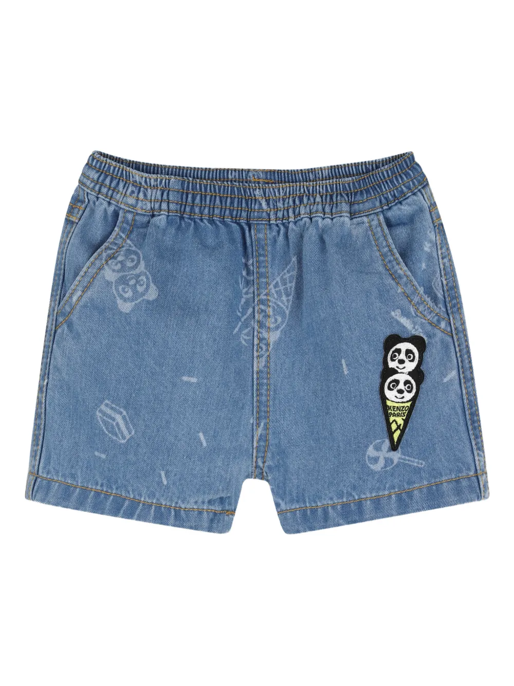 Джинсовые шорты с аппликацией Kenzo Kids, синий
Джинсовые шорты с аппликацией Kenzo Kids, синий
