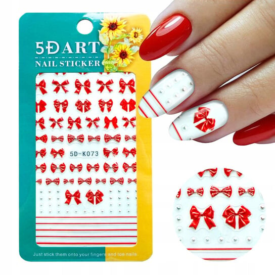5D наклейки для украшения ногтей с бантом K073, Frezarkowo
5D наклейки для украшения ногтей с бантом K073, Frezarkowo