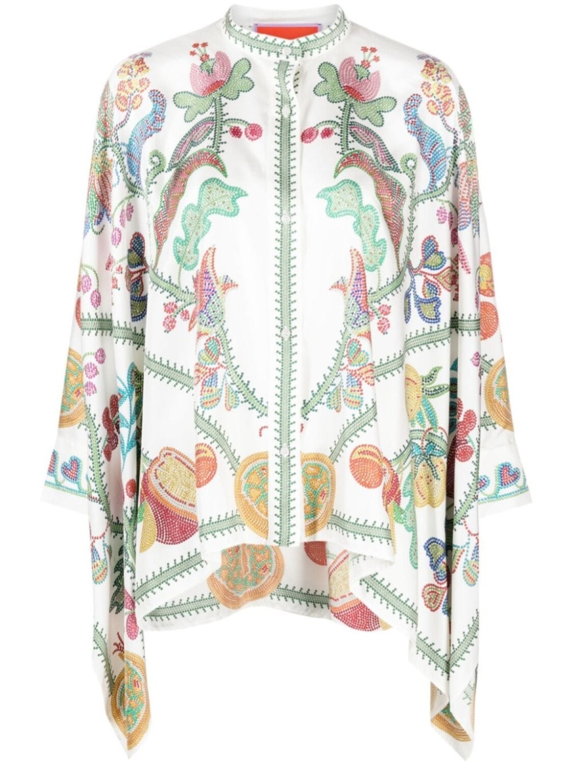 La DoubleJ Grenadilla-print silk shirt, белый
La DoubleJ Grenadilla-print silk shirt, белый