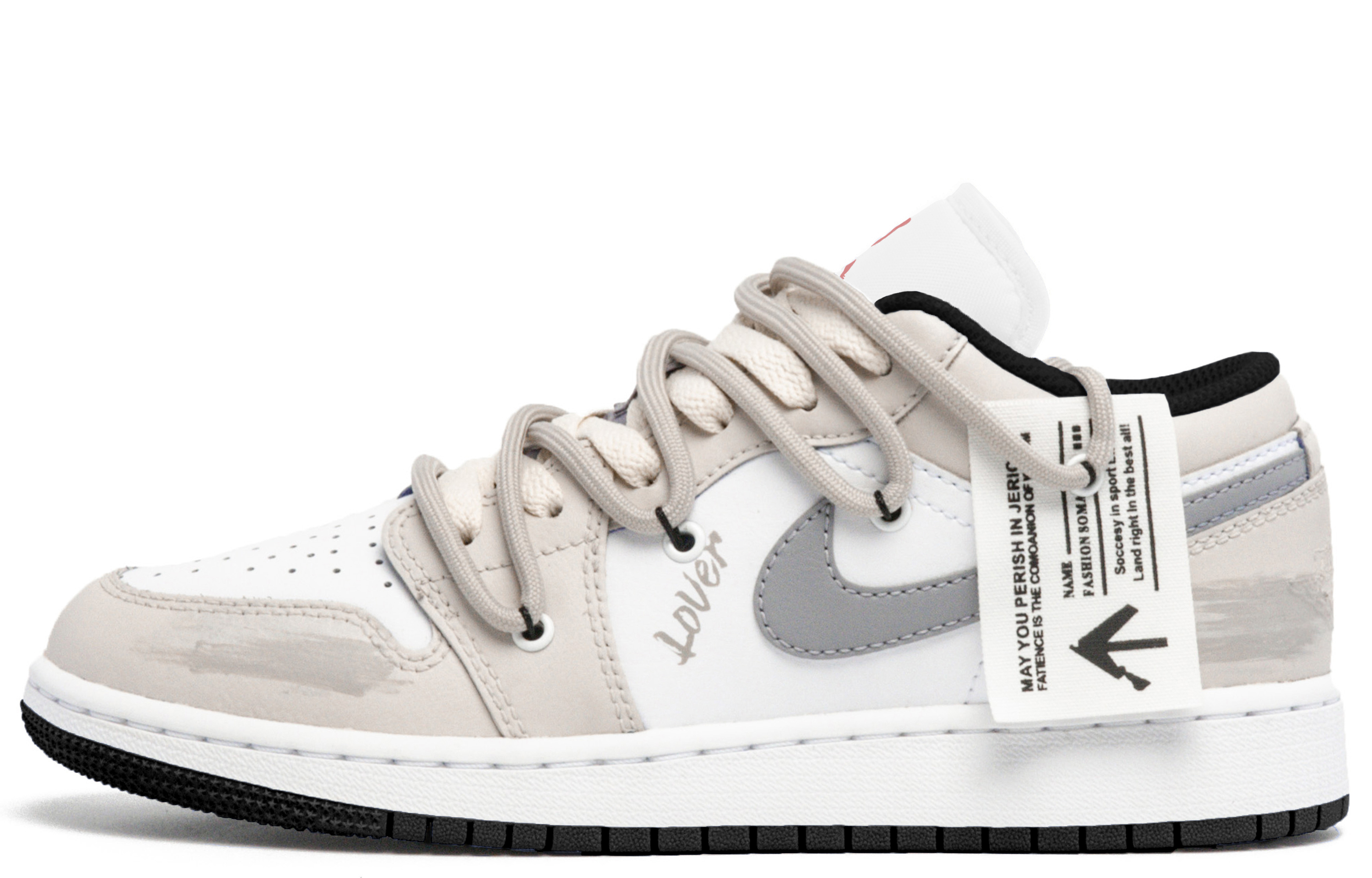 Jordan Баскетбольные кроссовки Air 1 Love Milk Coffee с антискользящим покрытием, износостойкие, низкие, винтажные, мужские, серые, белые, синие
Jordan Баскетбольные кроссовки Air 1 Love Milk Coffee с антискользящим покрытием, износостойкие, низкие, винтажные, мужские, серые, белые, синие