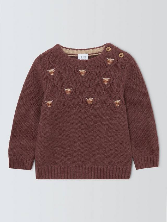 Детский джемпер из шерсти с узором фэр-айл John Lewis, Brown
Детский джемпер из шерсти с узором фэр-айл John Lewis, Brown