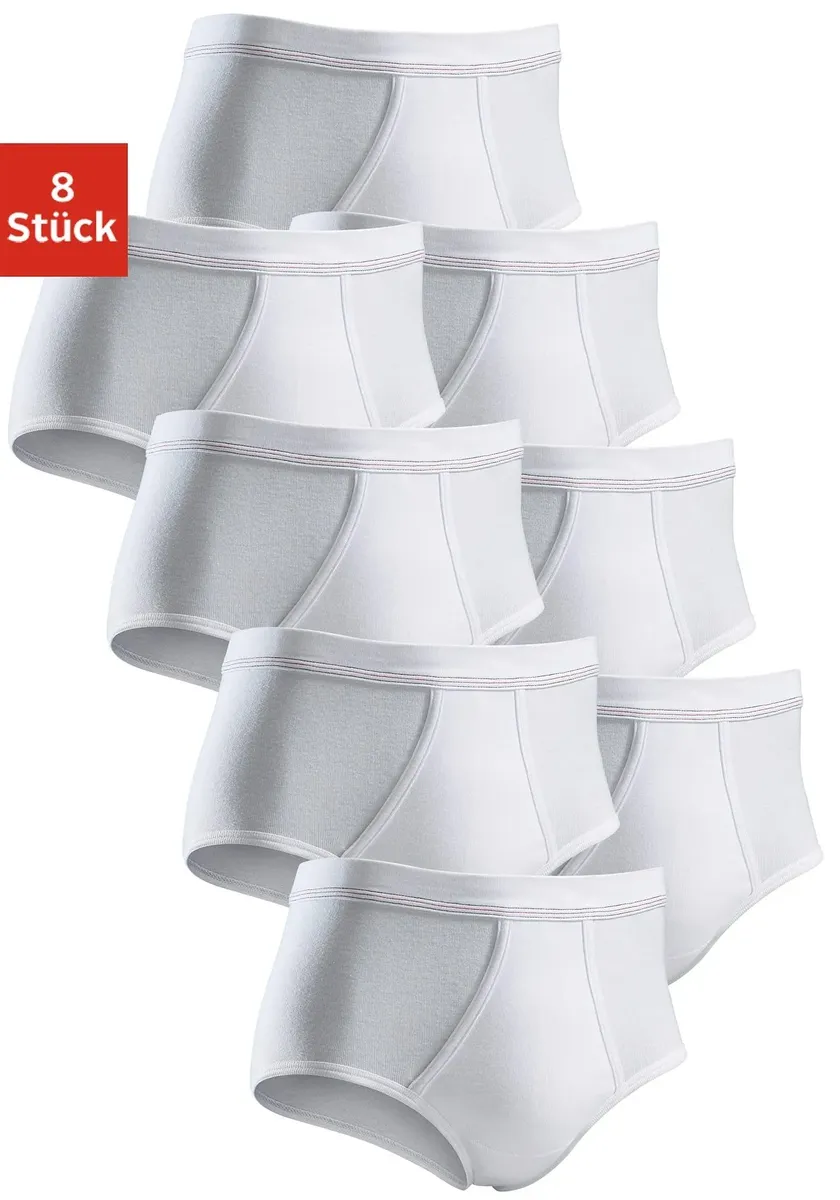 Трусы Clipper (8 шт.), простые базовые на каждый день, из тонкой рубчатой ткани, белый
Трусы Clipper (8 шт.), простые базовые на каждый день, из тонкой рубчатой ткани, белый