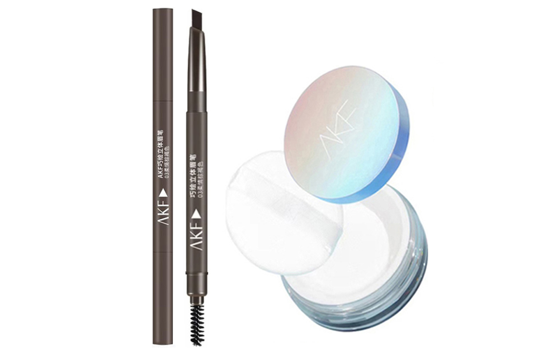 Набор косметики для женщин AKF, коричневый
Набор косметики для женщин AKF, коричневый