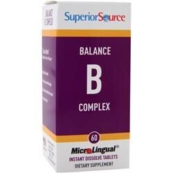 Superior Source MicroLingual баланс B Complex 60 таблеток 
Superior Source MicroLingual баланс B Complex 60 таблеток