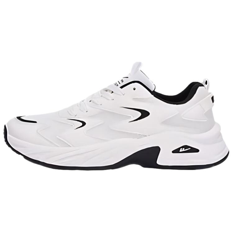 Warrior Противоскользящие Дышащие Низкие Массивные Кроссовки Мужские, Белый Черный 
Warrior Противоскользящие Дышащие Низкие Массивные Кроссовки Мужские, Белый Черный