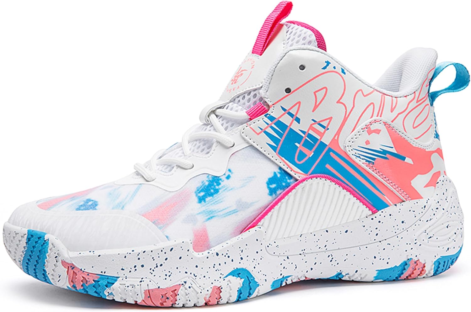 Мужские баскетбольные кроссовки с противоскользящей и износостойкой подошвой, беговые кроссовки с граффити-дизайном, модная спортивная обувь Bemygreenbag, розовый
Мужские баскетбольные кроссовки с противоскользящей и износостойкой подошвой, беговые кроссовки с граффити-дизайном, модная спортивная обувь Bemygreenbag, розовый