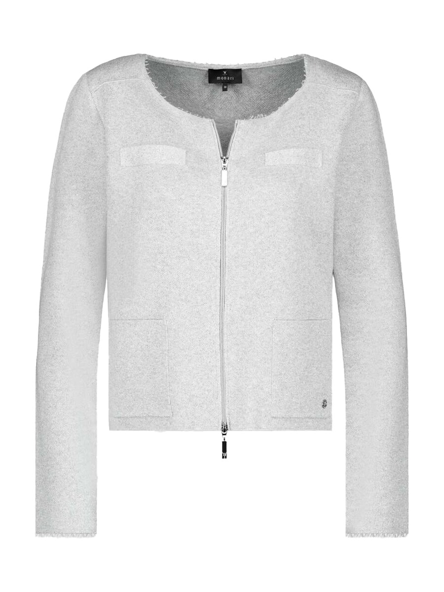 Вязаный кардиган monari, пятнистый серый
Вязаный кардиган monari, пятнистый серый