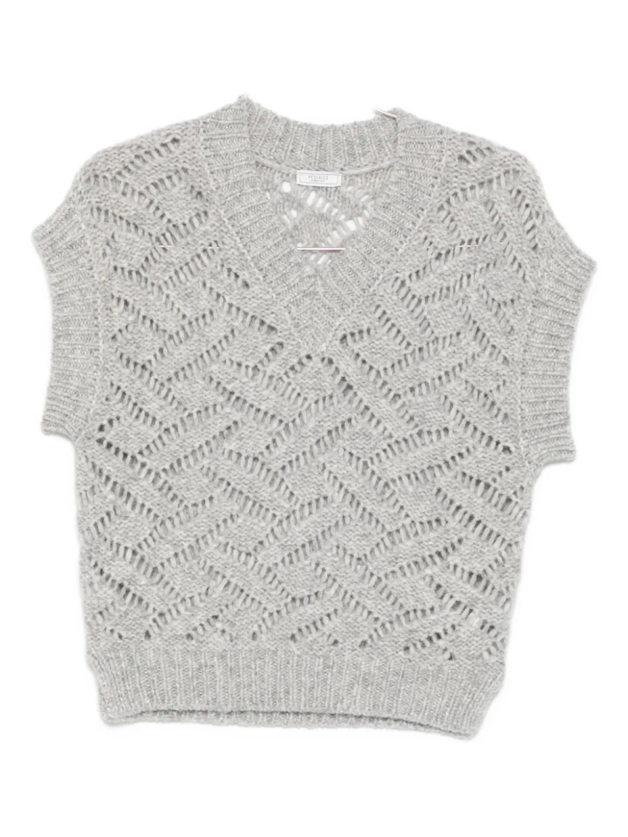 Вязаный жилет Peserico, серый 
Вязаный жилет Peserico, серый