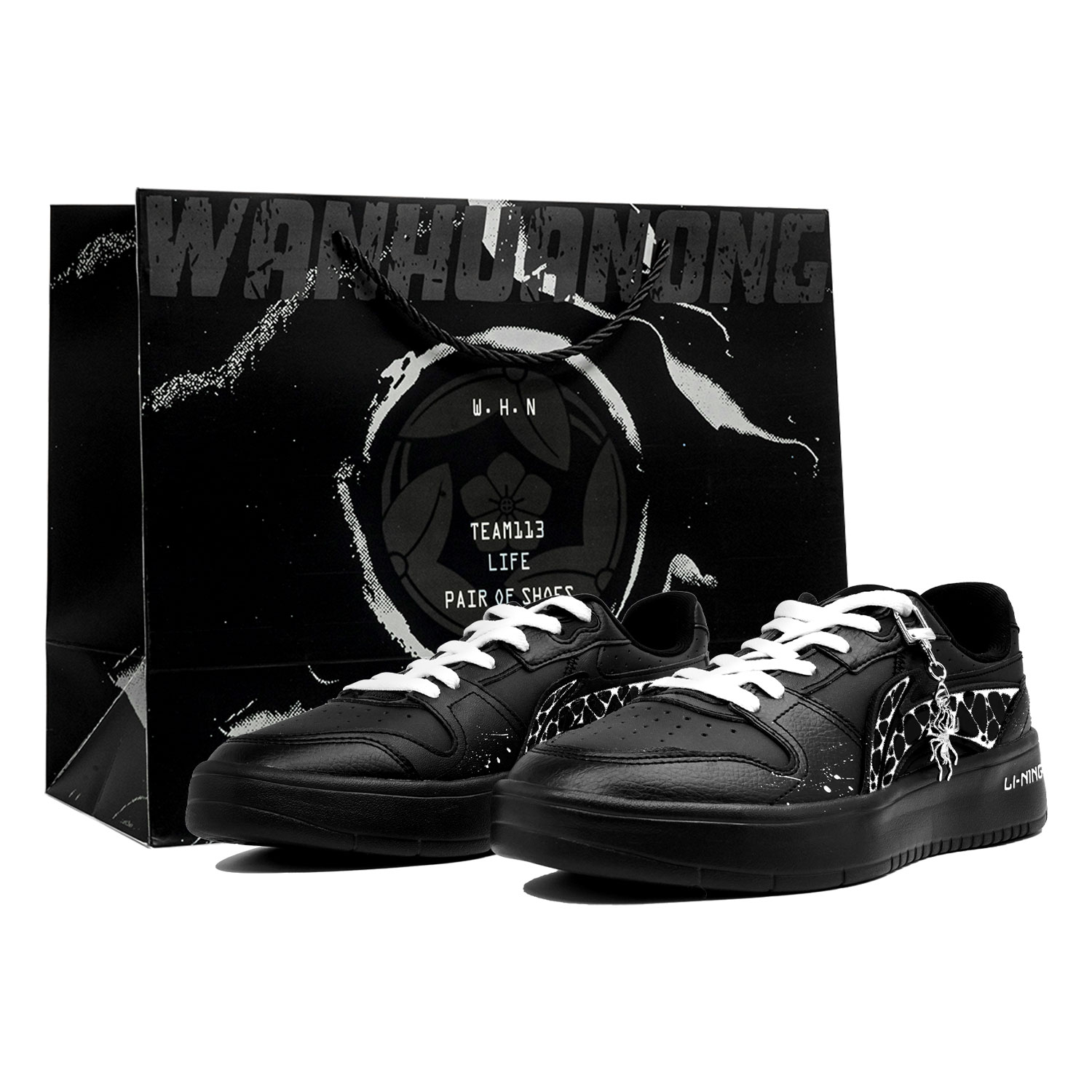 LINING Низкие кроссовки для скейтбординга Acer Truncatum с противоскользящим и износостойким покрытием, мужские, черные
LINING Низкие кроссовки для скейтбординга Acer Truncatum с противоскользящим и износостойким покрытием, мужские, черные