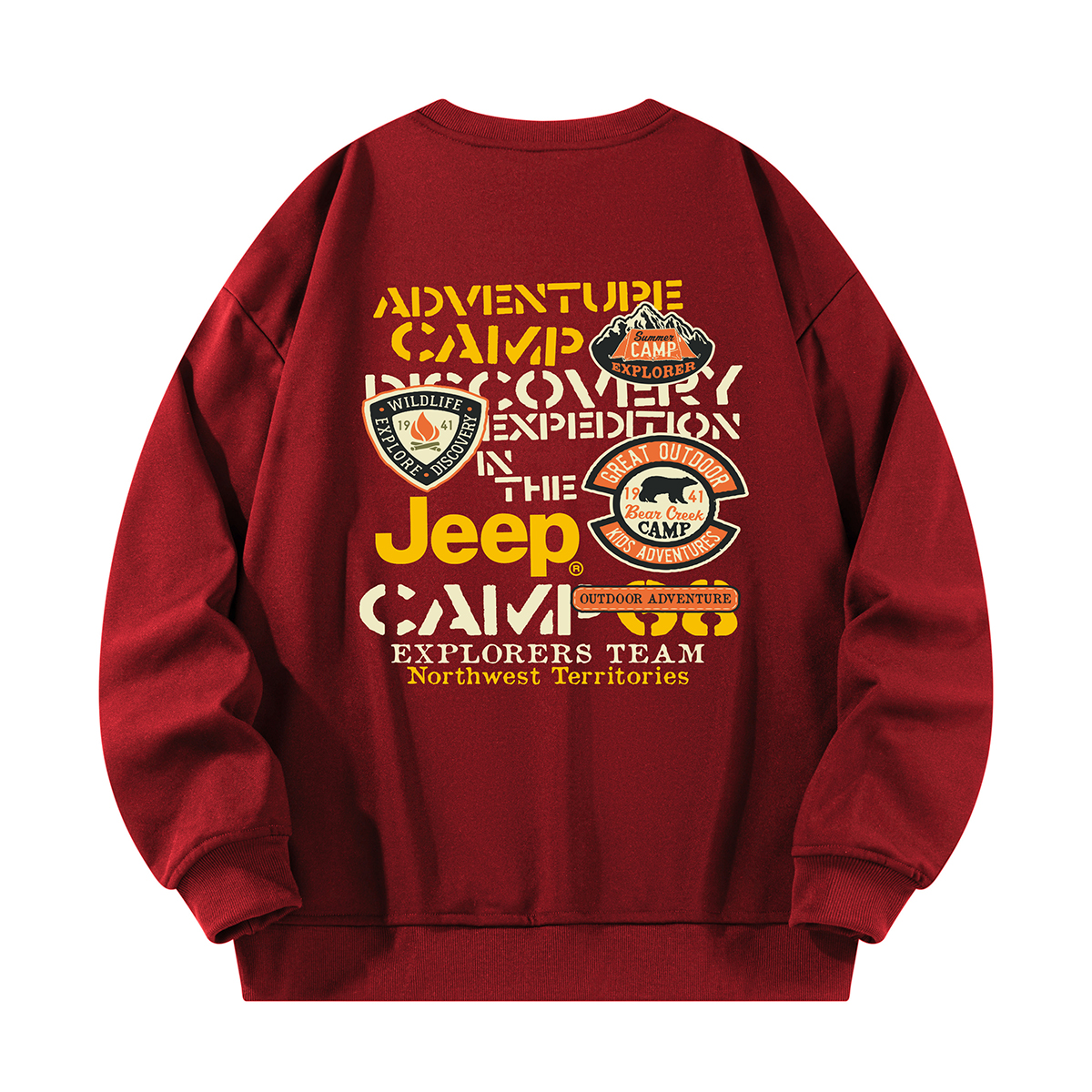 Свитшот Unisex Crew Neck Moderate Regular Jeep, burgundy
Свитшот Unisex Crew Neck Moderate Regular Jeep, burgundy