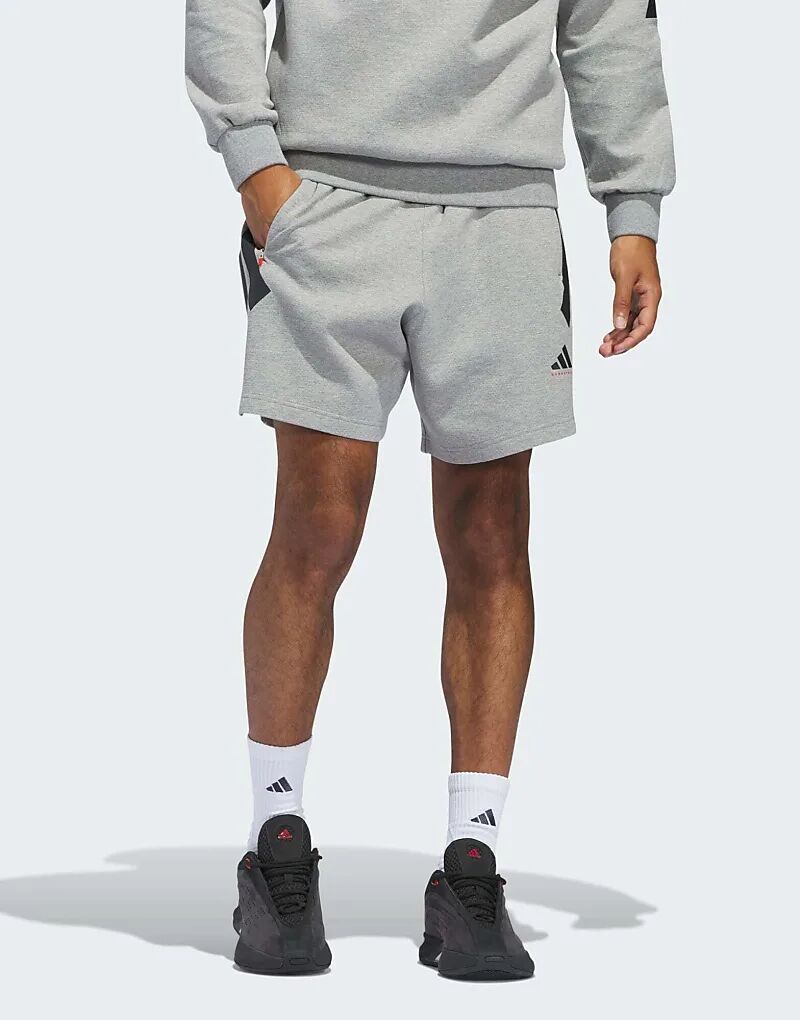 Баскетбольные шорты Adidas Spacer (нейтральные для гендерной идентичности) в цвете средне-серый меланж adidas performance
Баскетбольные шорты Adidas Spacer (нейтральные для гендерной идентичности) в цвете средне-серый меланж adidas performance