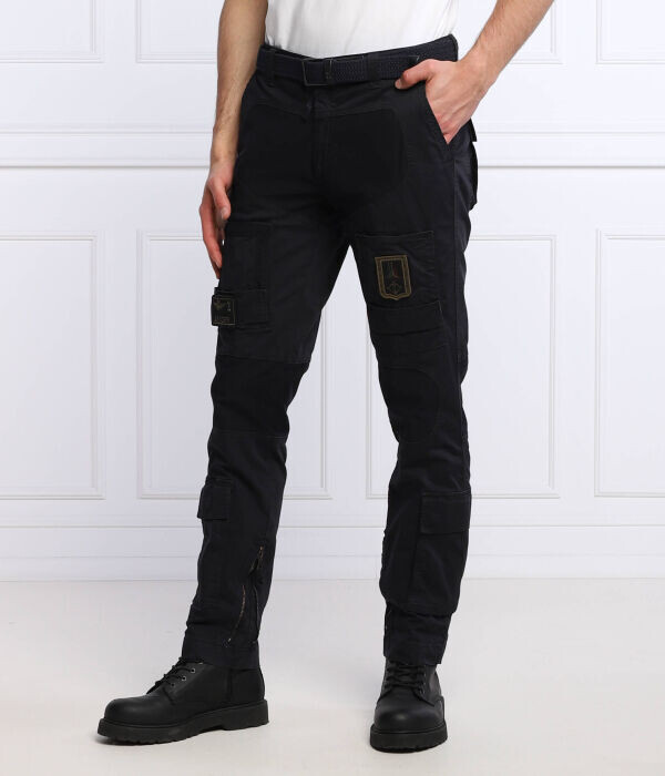 Штаны-Карго с защитой от перегрузок Regular Fit Aeronautica Militare, синий
Штаны-Карго с защитой от перегрузок Regular Fit Aeronautica Militare, синий