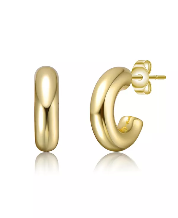 Тонкие мини-серьги-кольца трубчатой формы из белого золота или 14-каратного золота Rachel Glauber, gold
Тонкие мини-серьги-кольца трубчатой формы из белого золота или 14-каратного золота Rachel Glauber, gold