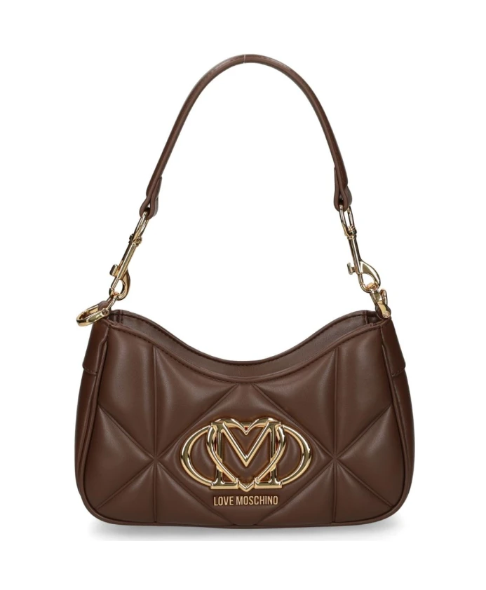 Стеганая сумка через плечо Love Moschino, коричневый
Стеганая сумка через плечо Love Moschino, коричневый