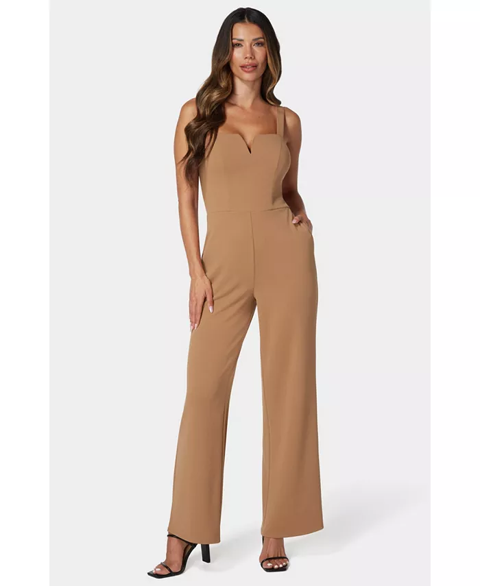 Женский комбинезон Scuba Crepe с бретелью Bebe, коричневый
Женский комбинезон Scuba Crepe с бретелью Bebe, коричневый