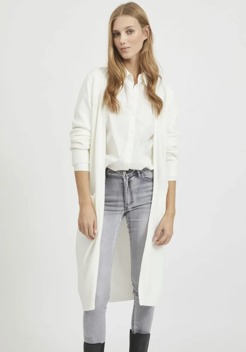 Длинный кардиган Vila "VIRIL LONG L/S KNIT CARDIGAN - NOOS", длина до колена, белый
Длинный кардиган Vila "VIRIL LONG L/S KNIT CARDIGAN - NOOS", длина до колена, белый