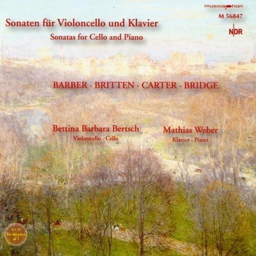 CD диск Barber / Bertsch / Weber: Cello Recital: Bertsch Bettin
CD диск Barber / Bertsch / Weber: Cello Recital: Bertsch Bettin