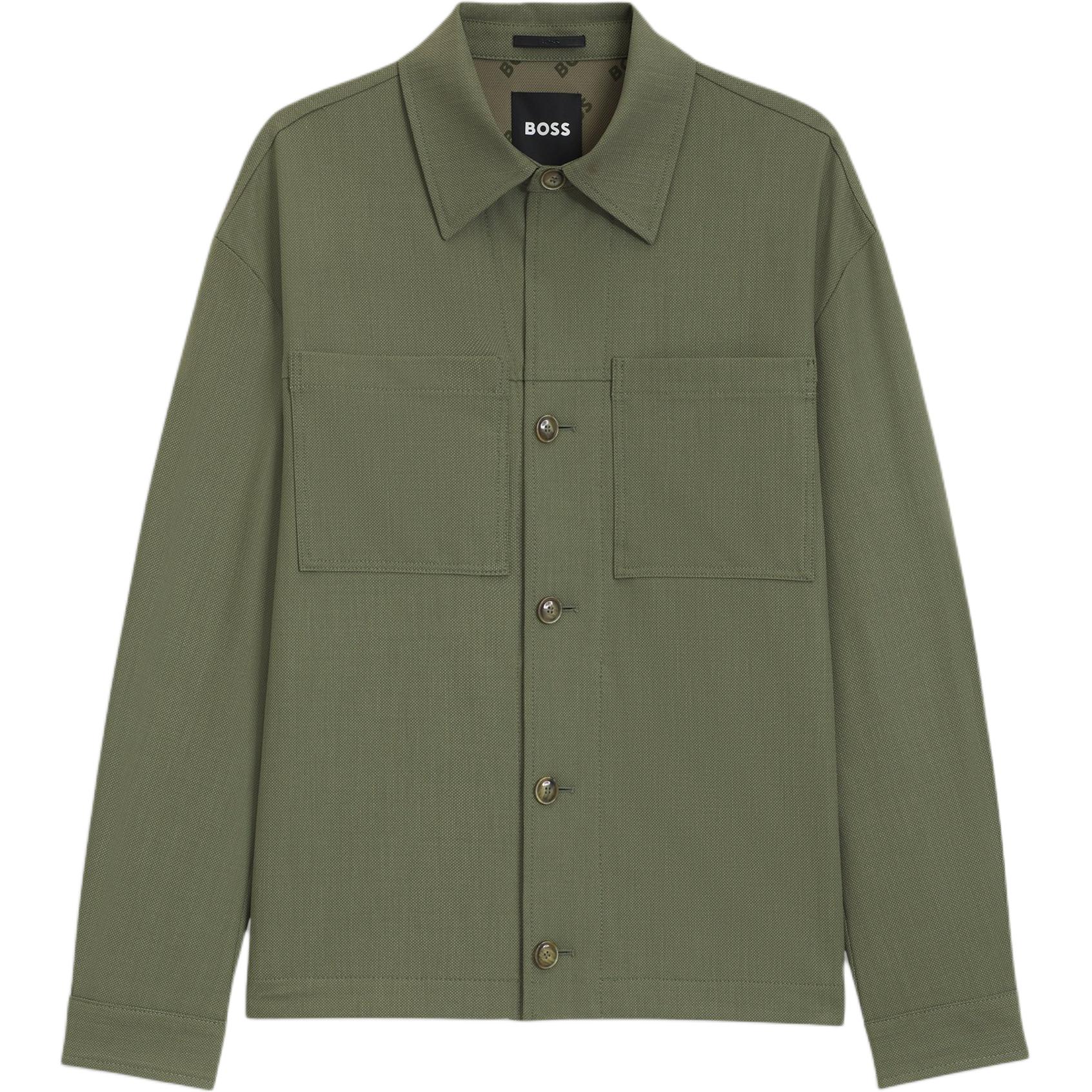 Рубашка-пиджак на пуговицах Hugo Boss, зеленый
Рубашка-пиджак на пуговицах Hugo Boss, зеленый