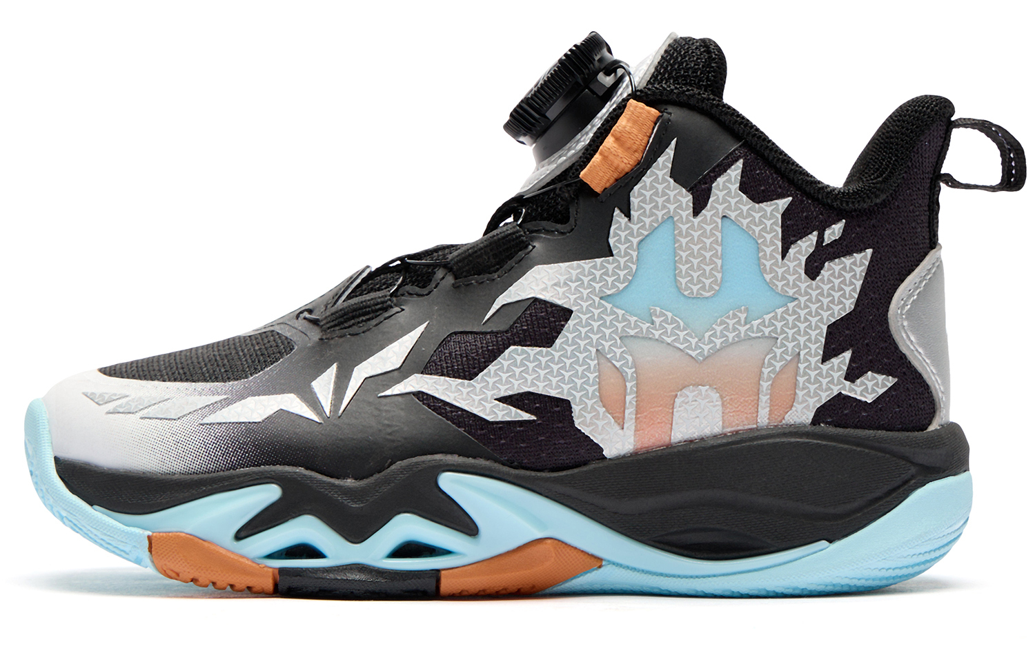 Детские баскетбольные кроссовки Pre-school QIAODAN, черный/синий
Детские баскетбольные кроссовки Pre-school QIAODAN, черный/синий