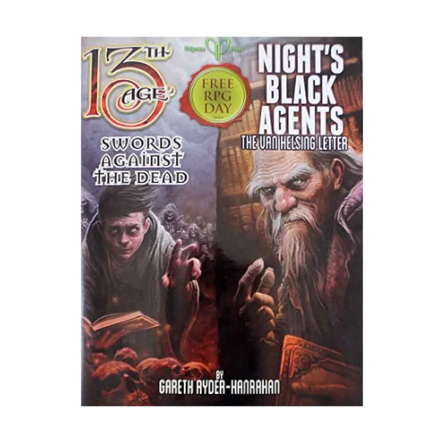 Swords Against the Dead/The Van Helsing Letter (Free RPG Day 2016), 13th Age (d20), мягкая обложка
Swords Against the Dead/The Van Helsing Letter (Free RPG Day 2016), 13th Age (d20), мягкая обложка