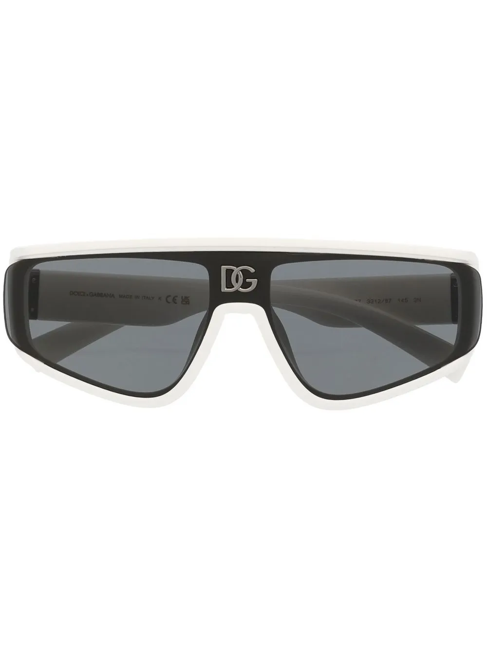 Солнцезащитные очки в геометричной оправе с логотипом Dolce & Gabbana Eyewear, белый
Солнцезащитные очки в геометричной оправе с логотипом Dolce & Gabbana Eyewear, белый