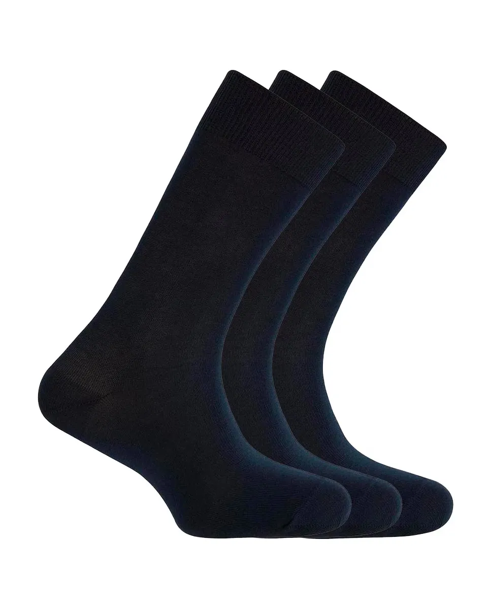 В упаковке 3 пары мужских носков из мерсеризованного хлопка темно-синего цвета Punto Blanco, темно-синий
В упаковке 3 пары мужских носков из мерсеризованного хлопка темно-синего цвета Punto Blanco, темно-синий