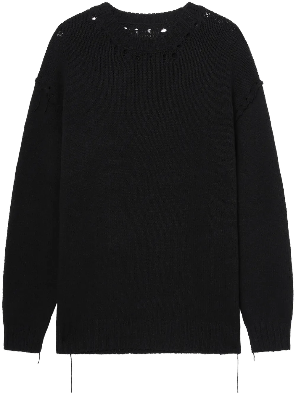 Свитер с декоративной строчкой Y's, черный
Свитер с декоративной строчкой Y's, черный