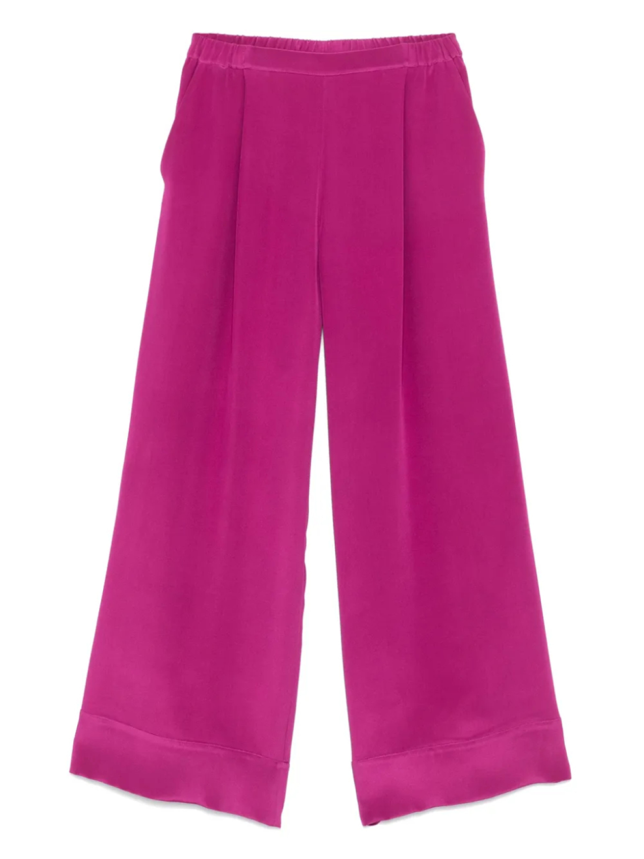 Пижамные брюки широкого кроя из атласа Carine Gilson, фиолетовый
Пижамные брюки широкого кроя из атласа Carine Gilson, фиолетовый