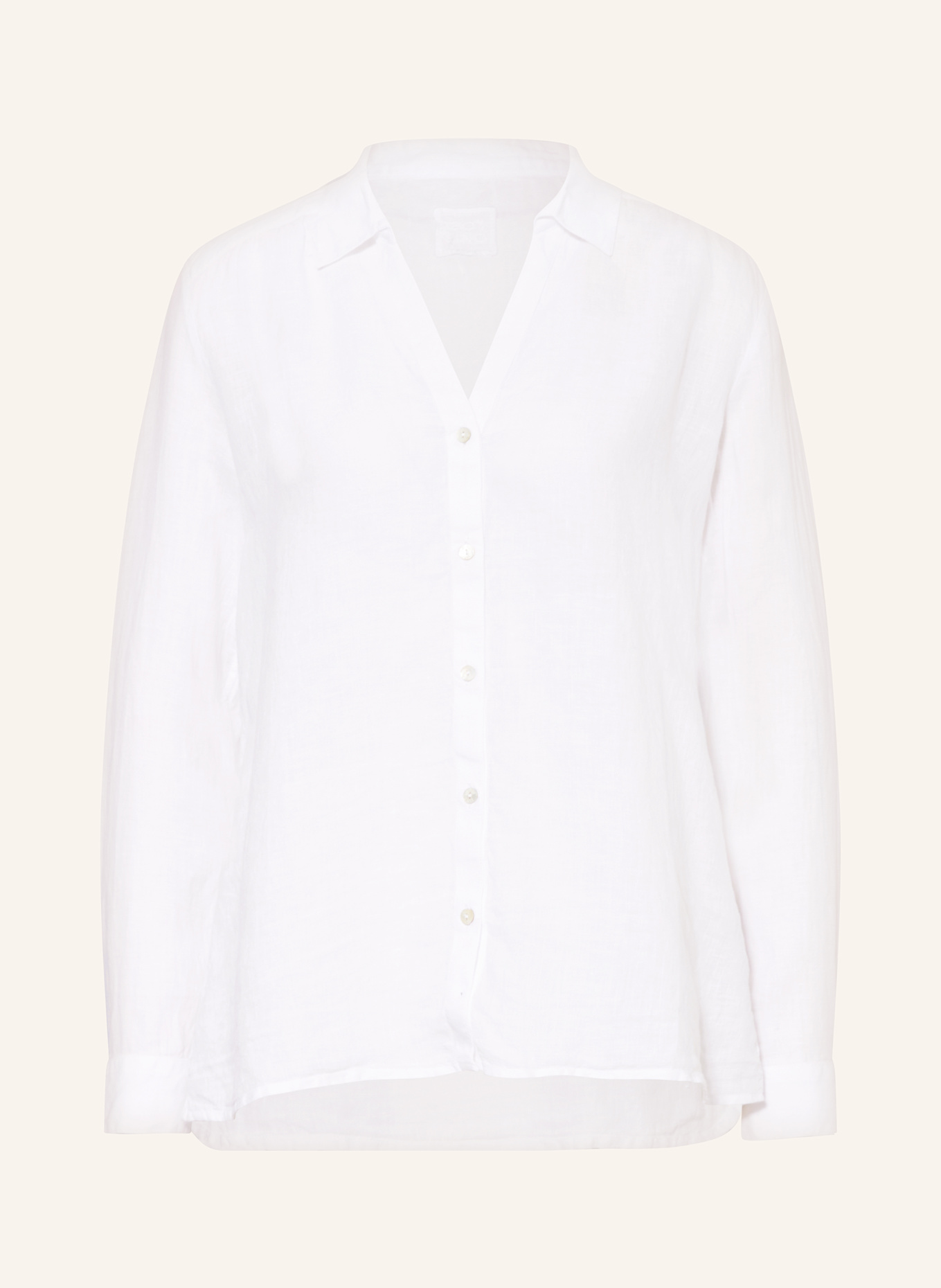 Льняная блузка-рубашка 120%Lino, белый
Льняная блузка-рубашка 120%Lino, белый