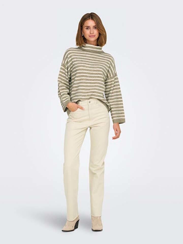 Пуловер ONLY Rollkragenpullover, цвет Khaki/Creme
Пуловер ONLY Rollkragenpullover, цвет Khaki/Creme