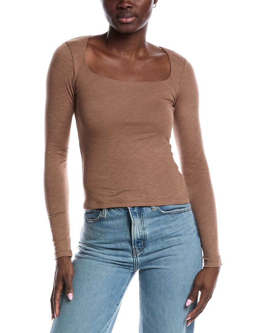 Project Social T Топ с квадратным вырезом Danni без швов, коричневый
Project Social T Топ с квадратным вырезом Danni без швов, коричневый