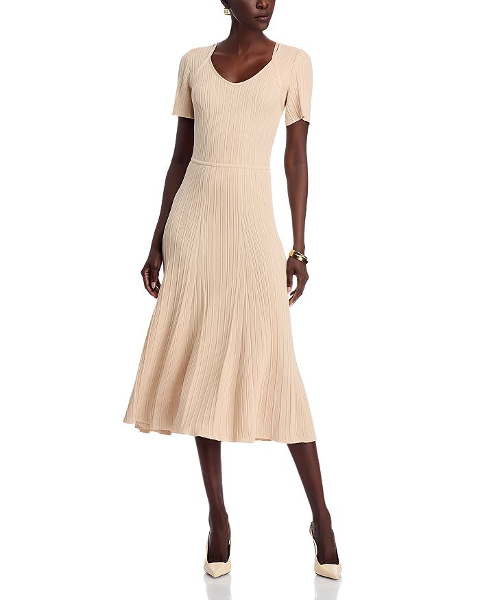 Вязаное платье-футляр Fit and Flare Misook, коричневый/бежевый
Вязаное платье-футляр Fit and Flare Misook, коричневый/бежевый