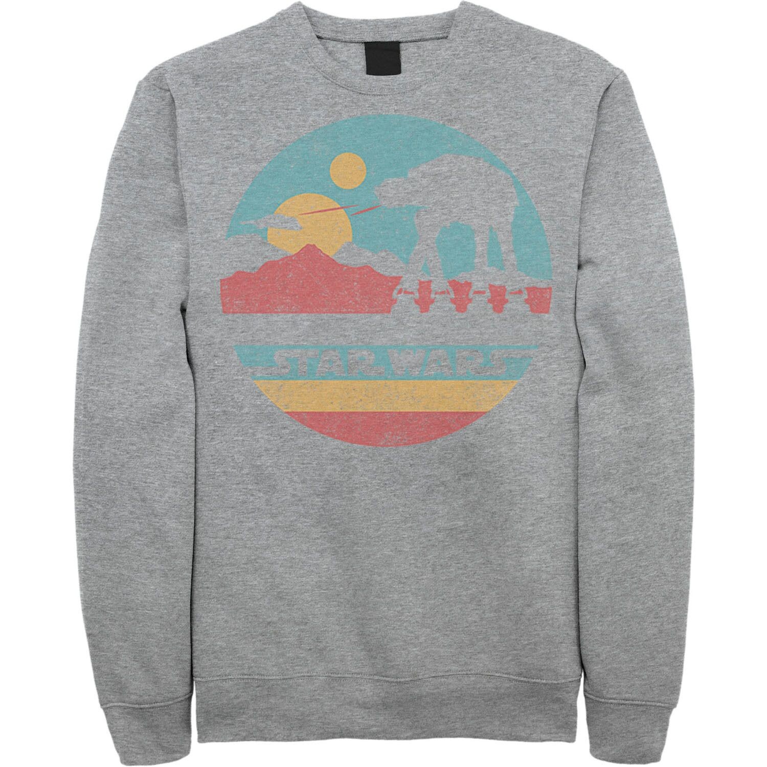 Мужской свитшот с круглым логотипом и логотипом Star Wars AT-AT Silhouette Licensed Character
Мужской свитшот с круглым логотипом и логотипом Star Wars AT-AT Silhouette Licensed Character