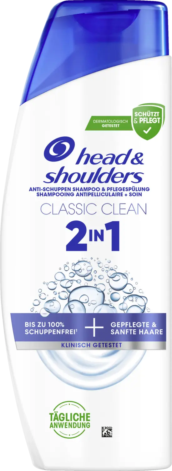 Шампунь head & shoulders Anti-Schuppen Shampoo & Pflegespülung 2in1 Classic Clean
Шампунь head & shoulders Anti-Schuppen Shampoo & Pflegespülung 2in1 Classic Clean