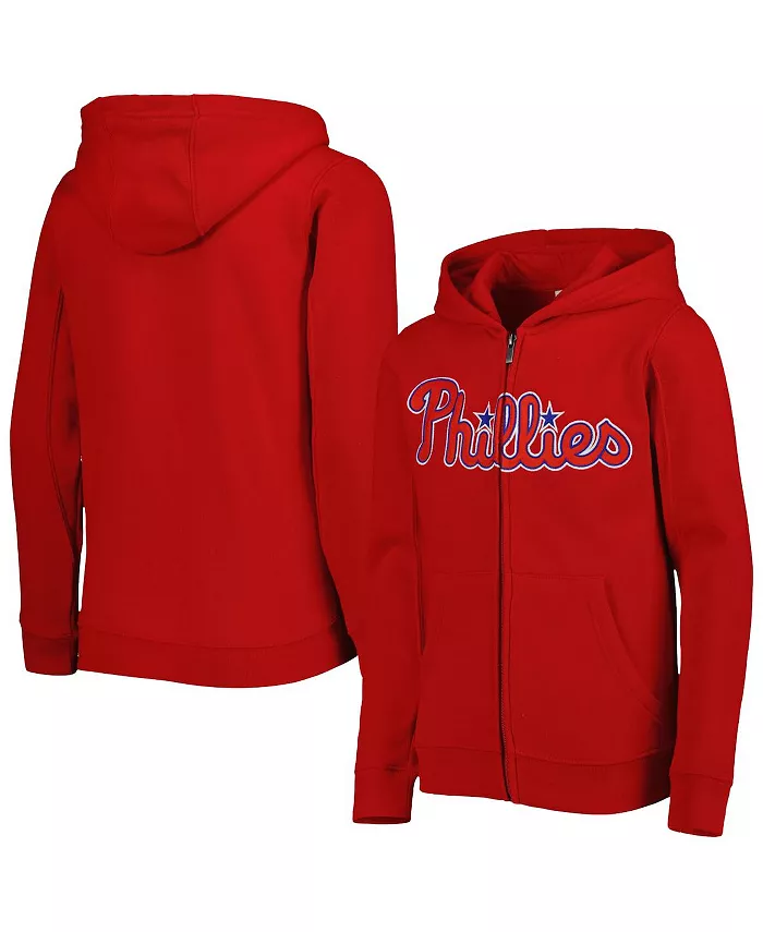 Большая детская красная флисовая толстовка с молнией Philadelphia Phillies Wordmark Outerstuff
Большая детская красная флисовая толстовка с молнией Philadelphia Phillies Wordmark Outerstuff