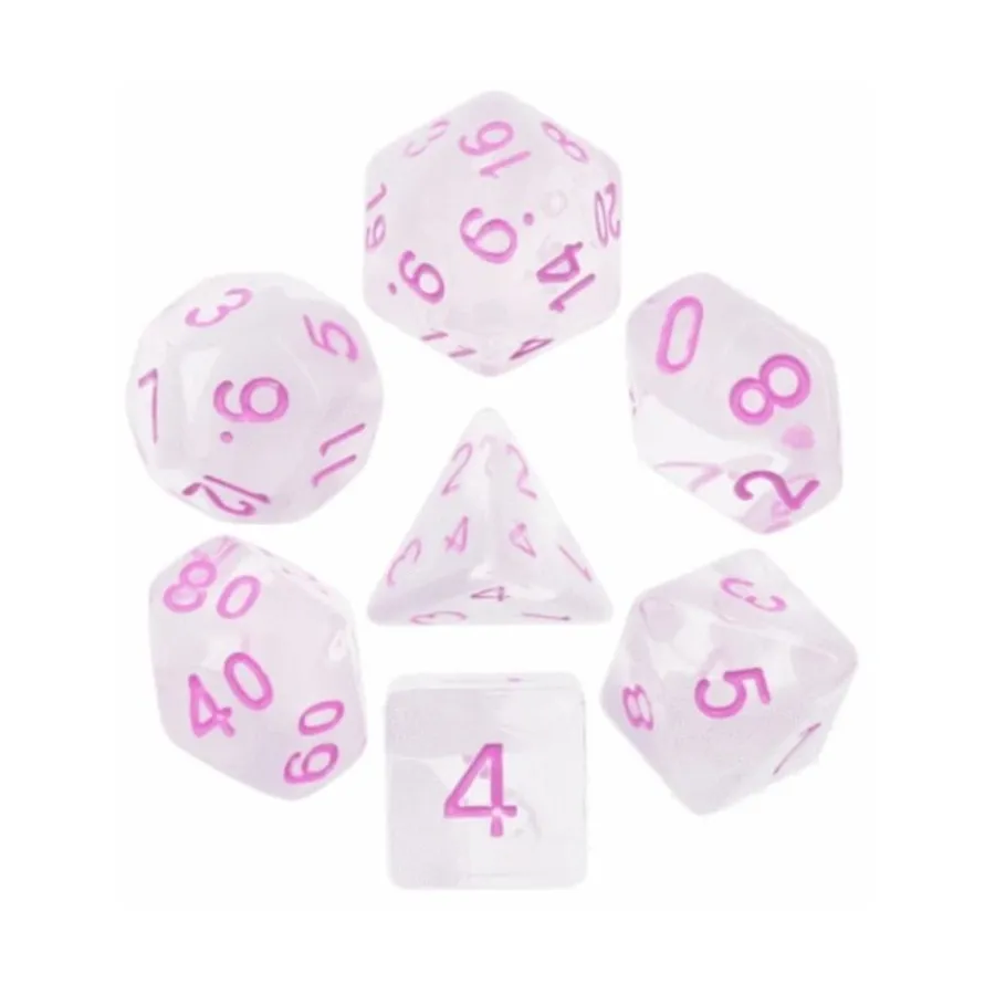 Набор Poly — Cloudy Passion с розовым (7), Dice Sets - Resin/Acrylic - Blue, Green, & Purple (Foam Brain Games)
Набор Poly — Cloudy Passion с розовым (7), Dice Sets - Resin/Acrylic - Blue, Green, & Purple (Foam Brain Games)