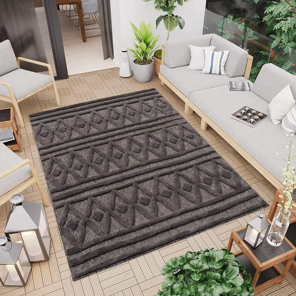 Ковер Carpet City "Ковер для дома и улицы Santorini 58538 200х290 см, цвет anthrazit
Ковер Carpet City "Ковер для дома и улицы Santorini 58538 200х290 см, цвет anthrazit