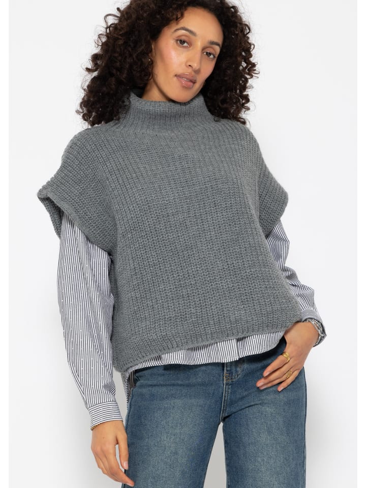 Свитер-жилет SASSYCLASSY, серый
Свитер-жилет SASSYCLASSY, серый