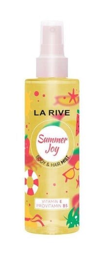 Спрей для тела и волос, 200 мл La Rive, Summer Joy
Спрей для тела и волос, 200 мл La Rive, Summer Joy