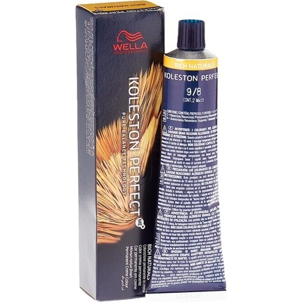 Koleston Perfect Me+ Rich Naturals 9/8 Очень светлый блондин жемчужный 60 мл, Wella
Koleston Perfect Me+ Rich Naturals 9/8 Очень светлый блондин жемчужный 60 мл, Wella