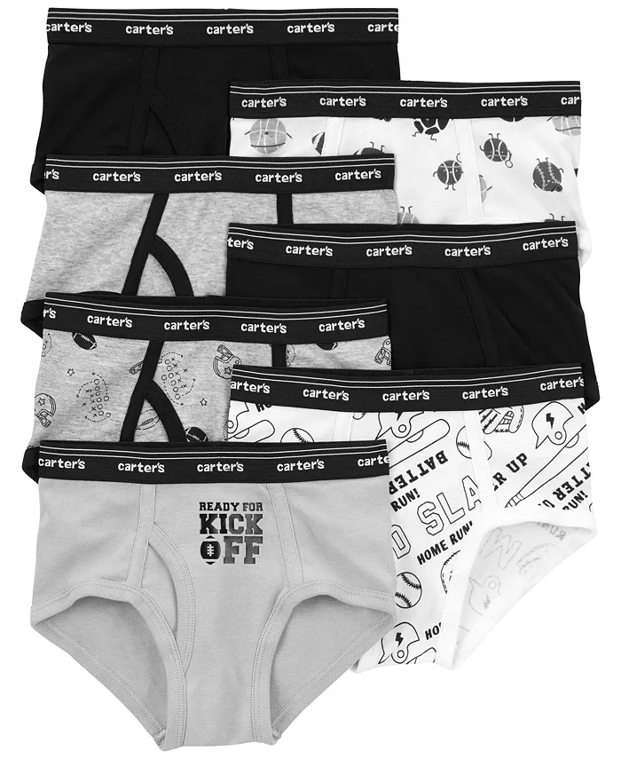 Бюстгальтеры Big Boy 7 Pack Cotton Briefs Carter's, черный
Бюстгальтеры Big Boy 7 Pack Cotton Briefs Carter's, черный