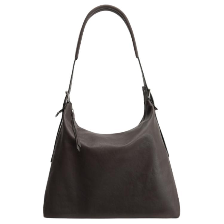 Lemaire Кожаная сумка хобо среднего размера для женщин светло-коричневого цвета 
Lemaire Кожаная сумка хобо среднего размера для женщин светло-коричневого цвета