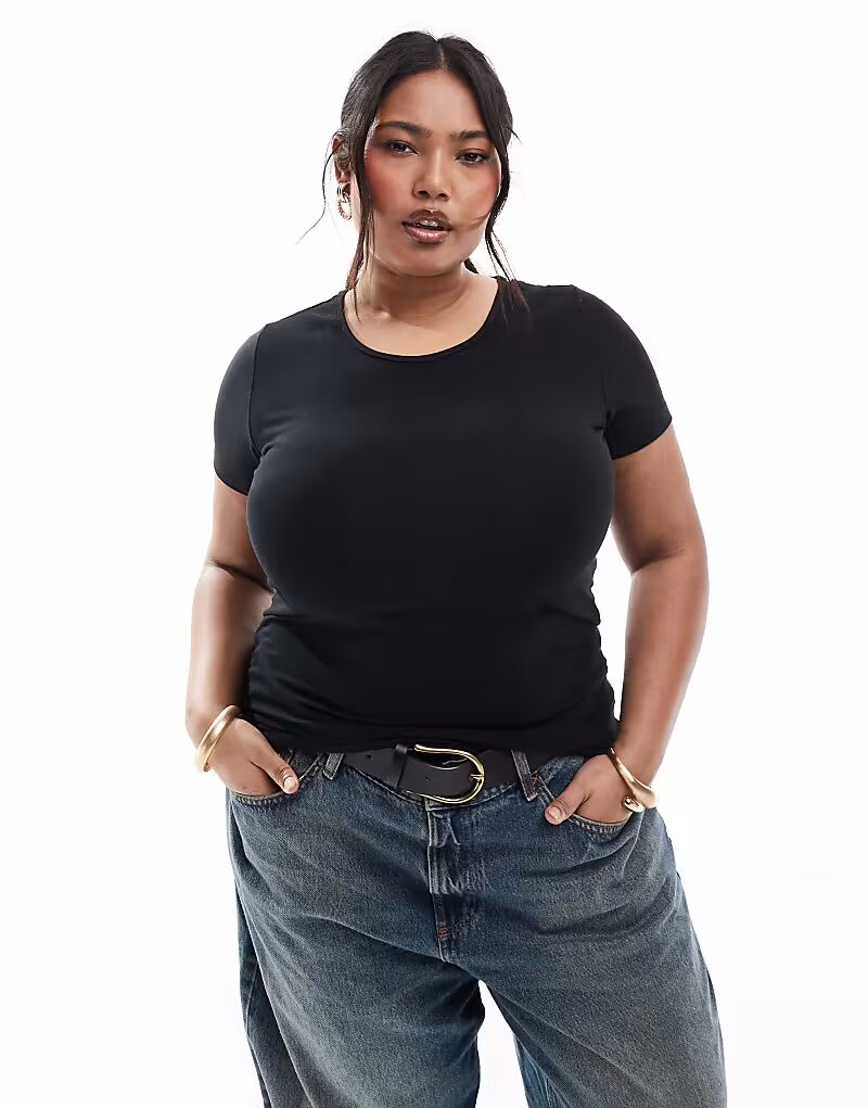 Футболка Curve с круглым вырезом черного цвета Only Curve, Черный, Футболка Curve с круглым вырезом черного цвета Only Curve
Футболка Curve с круглым вырезом черного цвета Only Curve, Черный, Футболка Curve с круглым вырезом черного цвета Only Curve