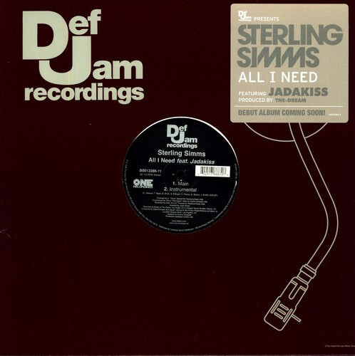 Сингл 12" Simms, Sterling: All I Need
Сингл 12" Simms, Sterling: All I Need
