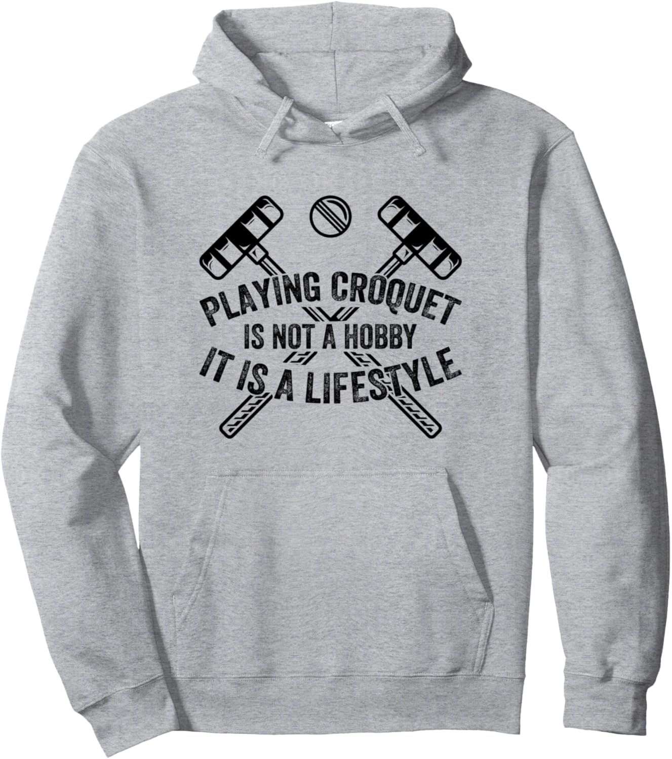 Игра в крокет - это не хобби, это образ жизни. Толстовка с надписью «Крокет» Croquet Player Croquet Game Croquet Sport, серый
Игра в крокет - это не хобби, это образ жизни. Толстовка с надписью «Крокет» Croquet Player Croquet Game Croquet Sport, серый